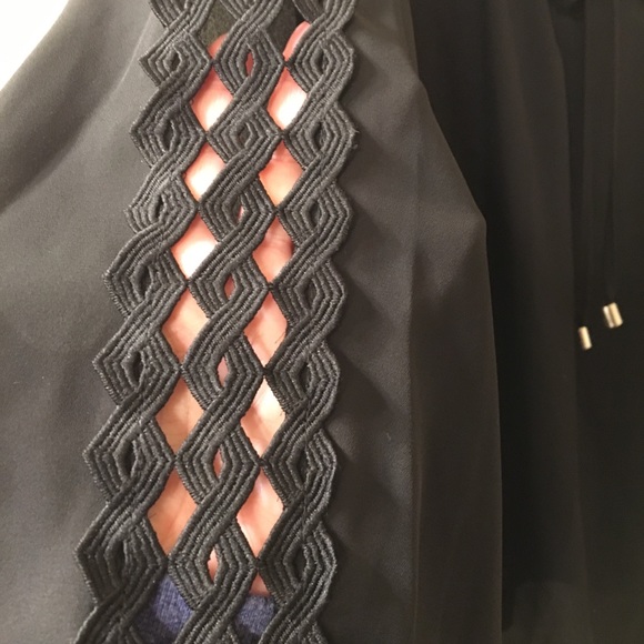 Zac & Rachel Black blouse - 1X - NWT - Picture 4 of 8